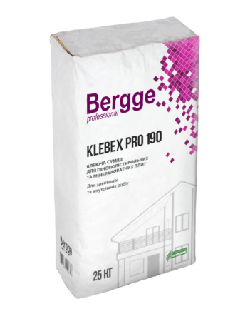 Bergge Klebex PRO 190 Клей для утеплителя 25кг