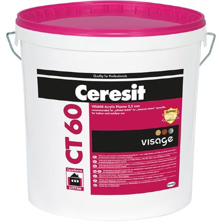 Ceresit CT 60/1.5 акриловая штукатурка «камешковая» 25кг база