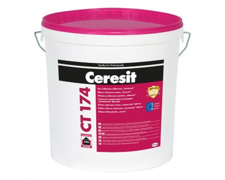 Ceresit CT 174 силикон-силикатная штукатурка «камешковая» 25кг
