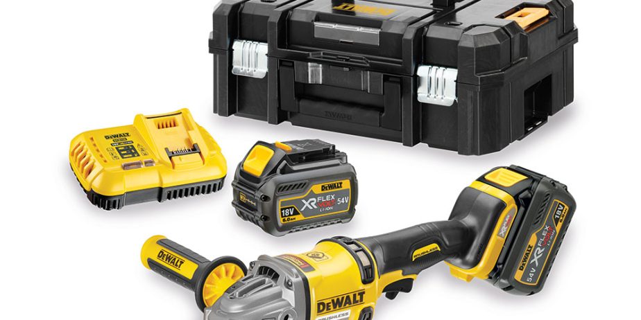 Угловая шлифмашина DeWALT XR FLEXVOLT аккумуляторная 54 В DCG414T2