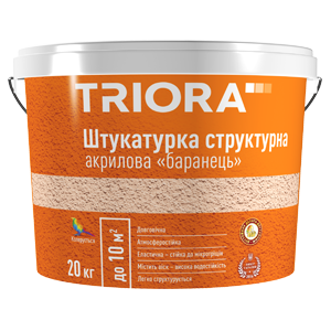 Штукатурка акрилова структурна “баранець” ТМ Тріора