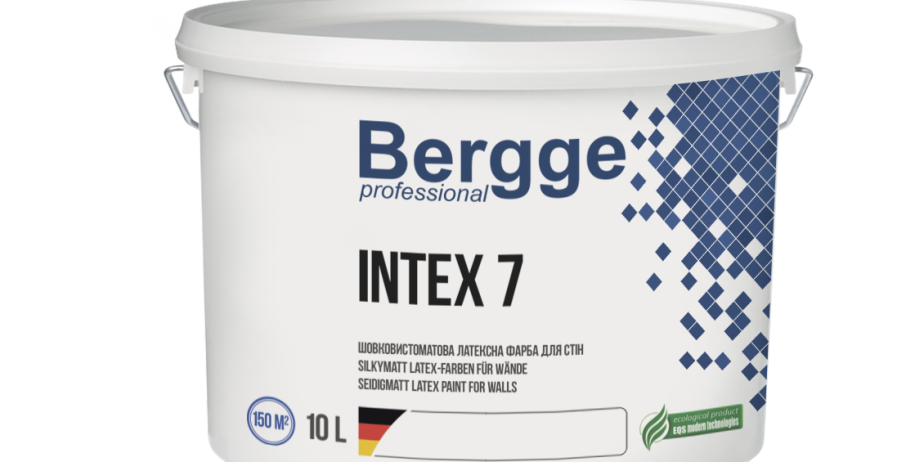 Bergge Intex 7 шелковисто-матовая краска для стен 10л