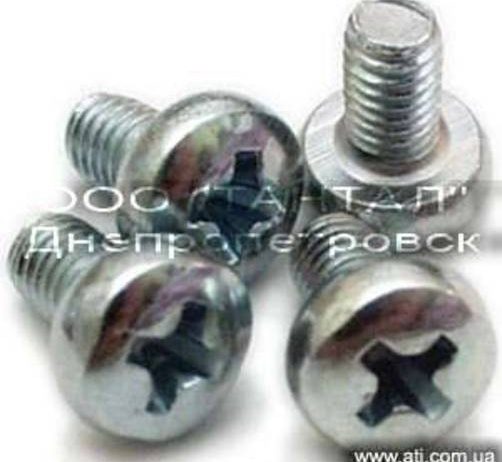 Винт с полукруглой головкой ГОСТ , DIN 7985