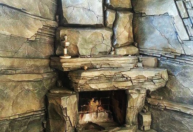 Мангалы и камины из арт бетона.