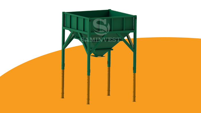 Бункер накопительный 2,6 м3