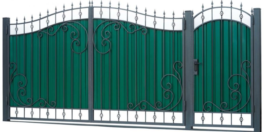 Распашные ворота калитки Запорожья