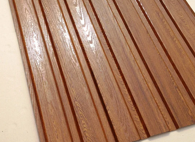 Профлист Золотой Дуб 3д, под дерево, профнастил двухсторонний