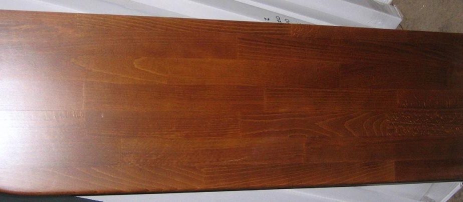 Ступени буковые в цвете (лак с тонировкой)