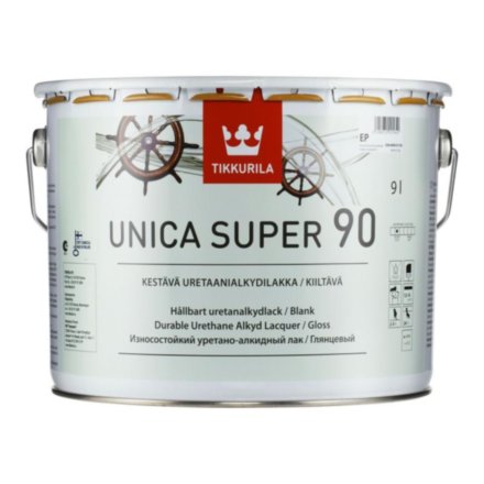 TIKKURILA Unica Super глянцевый лак для оконных рам 9л