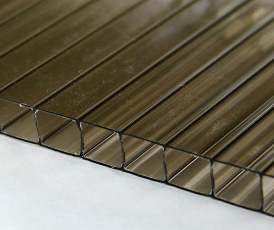 Поликарбонат сотовый бронзовый Soton eco 6 мм. Ячеистый поликарбонат бронза Сотон эко