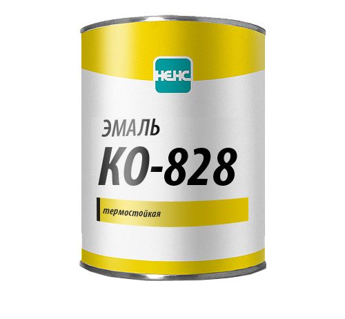 Эмаль КО-828М серебристая.