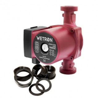 Циркуляционный насос Wetron (Aquatica) 774232, 100 Вт, 6 м, Qmax 50 л/мин, 180 мм бордо, гайки