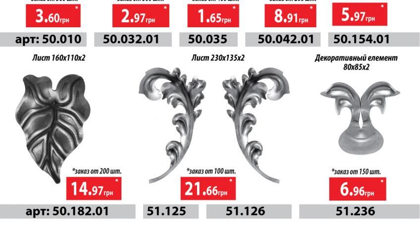 Ковка недорого, скидка 30% в Апреле
