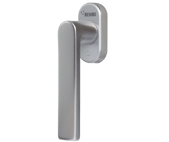 Эксклюзивная оконная противовзломная ручка Рехау Rehau сталь