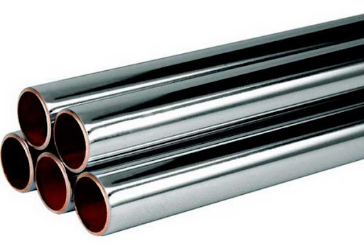 хромированные  трубы