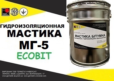 МГ-5 Ecobit мастика гидроизоляционная морозостойкая, колеруемая