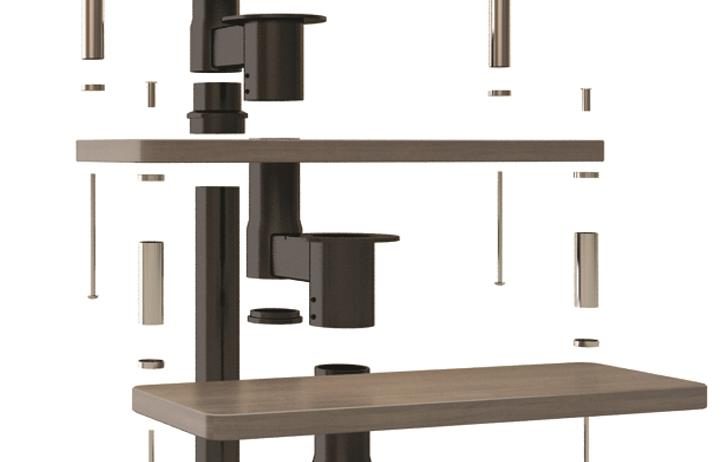 Комплектуючі для модульних сходів