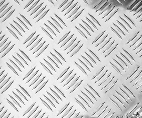 Лист алюмінієвий рифлений