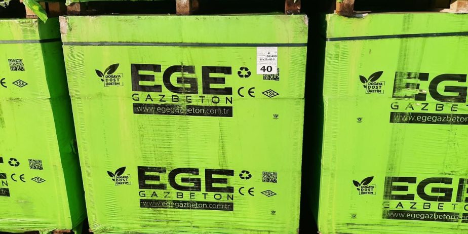 Газоблок EGE 600х400х250 мм D400