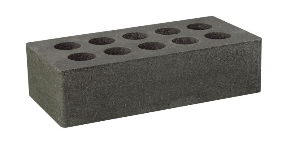 Цегла Літос Гладка Чорна М250 250/120/65мм