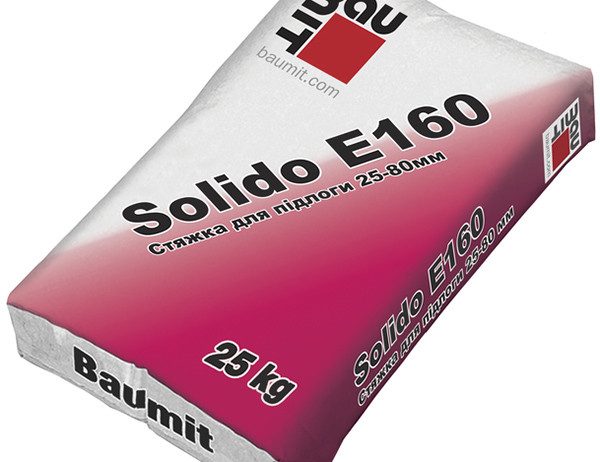 Суміш для стяжки Baumit Solido E160, 25 кг