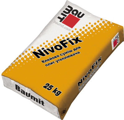 Клей для приклеювання плит утеплювача Baumit Nivo Fix , 25 кг