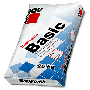 Базова клейова суміш для плитки “Baumit” Basic, 25кг