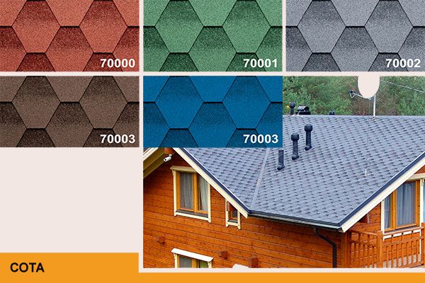 Битумная черепица KERABIT