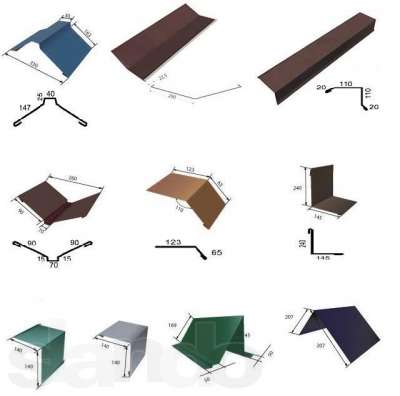 Изготовим кровельные планки: карнизная, франтонная, планка примыкания…