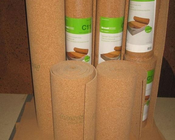 Пробковая подложка AcoustiCORC (производства Португалии) 2,3,4,5,6мм