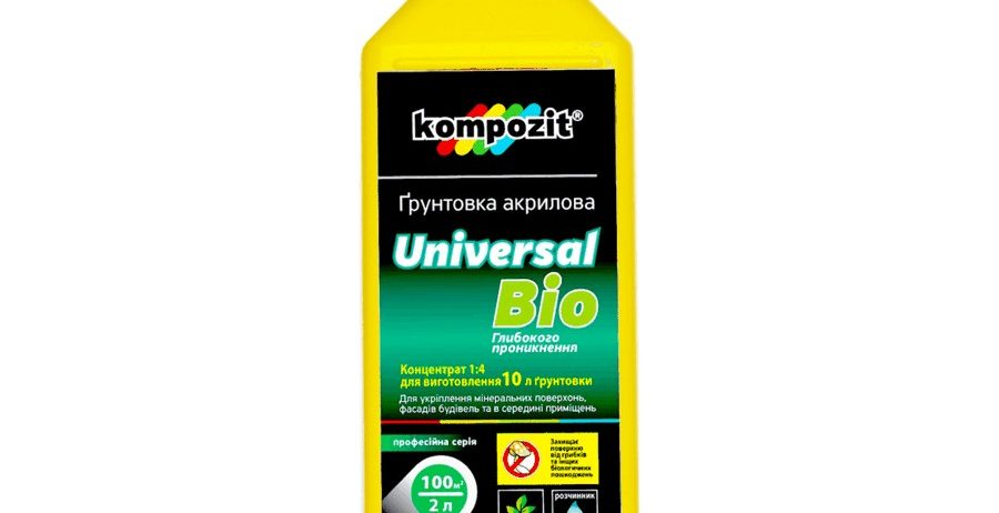 Грунтовка акриловая UNIVERSAL-BIO (концентрат)