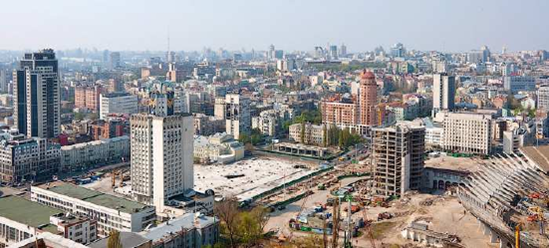 Реконструкция Троицкой пл. вблизи стадиона “Олимпийский”