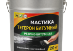 ТЕГЕРОН Битумный ЭКОБИТ ведро 20,0 кг мастика резино-битумная ДСТУ Б В.2.7-106-2001