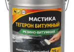 ТЕГЕРОН Битумный ЭКОБИТ ведро 25,0 кг мастика резино-битумная ДСТУ Б В.2.7-106-2001