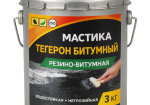 ТЕГЕРОН Битумный ЭКОБИТ ведро 3,0 кг мастика резино-битумная ДСТУ Б В.2.7-106-2001
