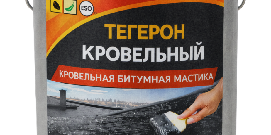 Тегерон Кровельный Ecobit ведро 25,0 кг – кровельная битумная мастика ДСТУ Б В.2.7-108-2001
