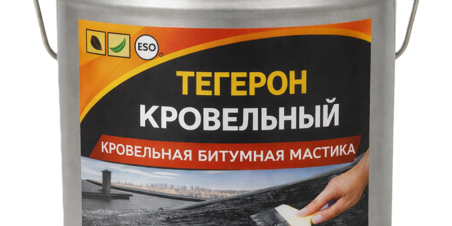 Тегерон Кровельный Ecobit ведро 5,0 кг – кровельная битумная мастика ДСТУ Б В.2.7-108-2001