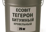 ТЕГЕРОН Битумный ЭКОБИТ ведро 25,0 кг мастика резино-битумная ДСТУ Б В.2.7-106-2001