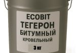 ТЕГЕРОН Битумный ЭКОБИТ ведро 3,0 кг мастика резино-битумная ДСТУ Б В.2.7-106-2001