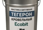 Тегерон Кровельный Ecobit ведро 10,0 кг – кровельная битумная мастика ДСТУ Б В.2.7-106-2001