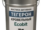 Тегерон Кровельный Ecobit ведро 25,0 кг – кровельная битумная мастика ДСТУ Б В.2.7-108-2001