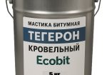 Тегерон Кровельный Ecobit ведро 5,0 кг – кровельная битумная мастика ДСТУ Б В.2.7-108-2001