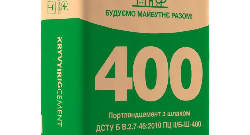Портландцемент М400 ІІБ-Ш-400, мішок 25 кг