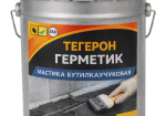ТЕГЕРОН Герметик ЭКОБИТ ведро 10,0 кг мастика бутилкаучуковая ДСТУ Б В.2.7-77-98 .
