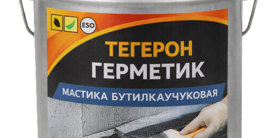 ТЕГЕРОН Герметик ЭКОБИТ ведро 10,0 кг мастика бутилкаучуковая ДСТУ Б В.2.7-77-98 .