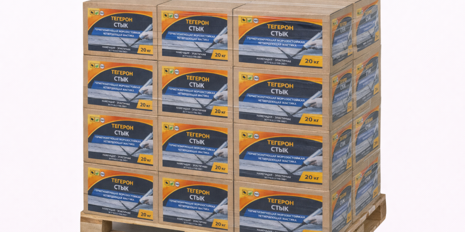 Тегерон Стык Экобит ящик 5 кг герметизирующая морозостойкая нетвердеющая мастика ДСТУ Б В.2.7-108-2001