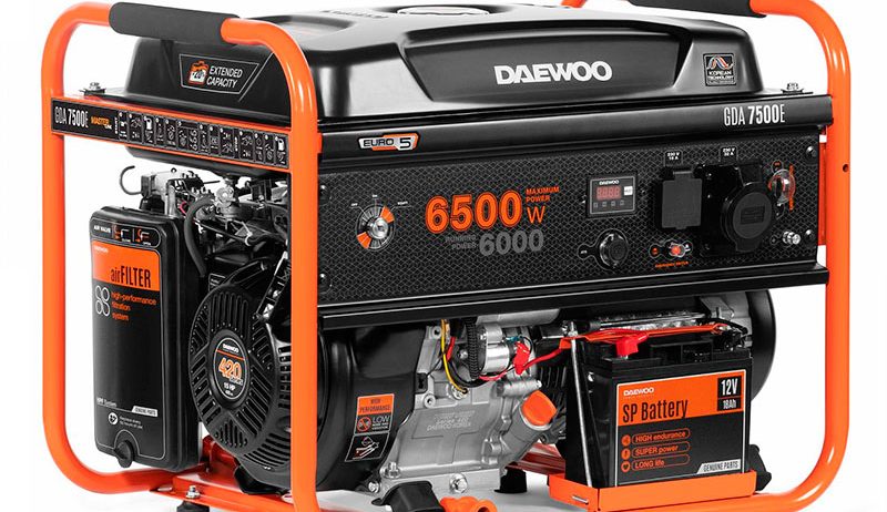 Надійний генератор на бензині Daewoo GDA 7500 E з доставкою