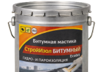 Битумная мастика СтройИзол Битумный ЭКОБИТ ведро 5,0 кг ДСТУ Б В.2.7-108-2001 ( ГОСТ 30693-2000)