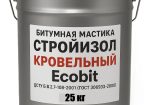 Битумная мастика ведро 25,0 кг СтройИзол Кровельный Ecobit ДСТУ Б В.2.7-108-2001 ( ГОСТ 30693-2000)