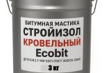 Битумная мастика ведро 3,0 кг СтройИзол Кровельный Ecobit ДСТУ Б В.2.7-108-2001 ( ГОСТ 30693-2000) .